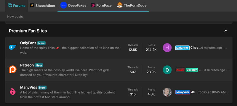 các kênh onlyfans miễn phí